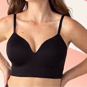 TRUEKIND Seamless Black Bra
